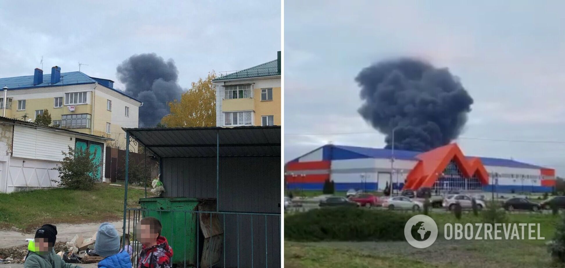 В Белгородской области 'бавовна' на лакокрасочном заводе: взрыв прогремел, когда в Украине была воздушная тревога. Видео