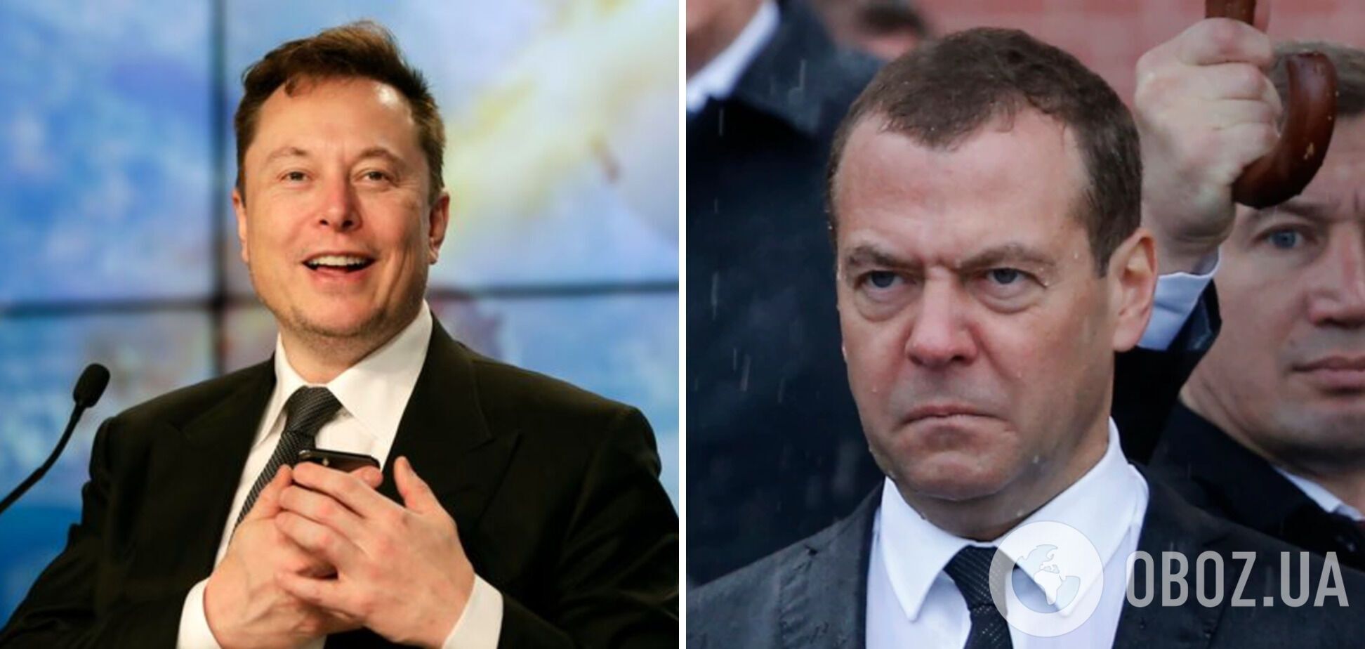 Маск потролив Медведєва, який зрадів відставці Трасс