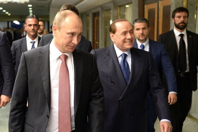 Берлусконі є давнім союзником Путіна