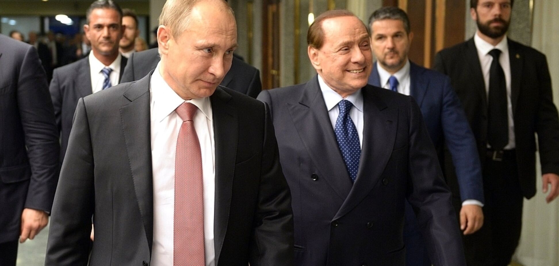 Берлусконі є давнім союзником Путіна