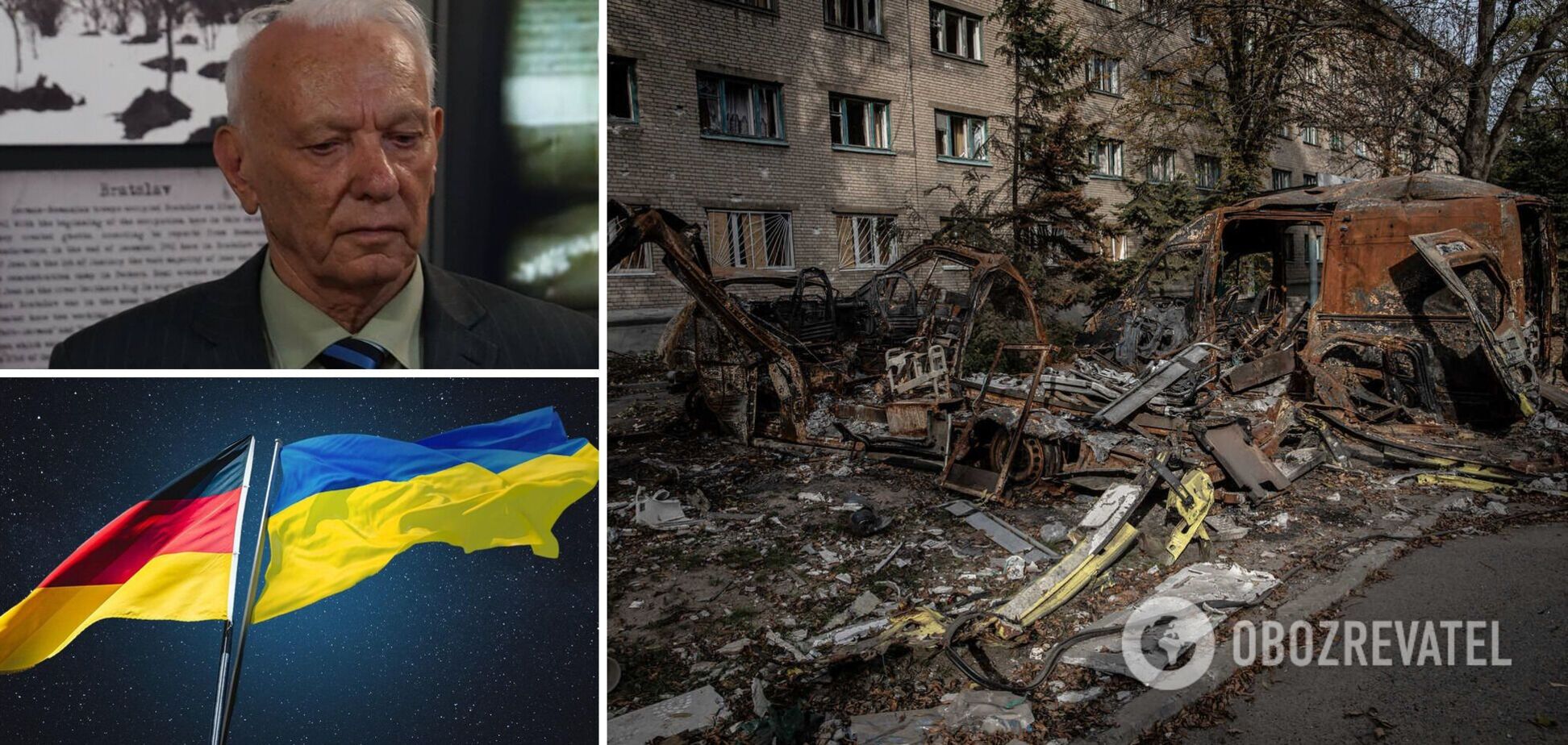 'Вашего беспокойства недостаточно': одессит, переживший Холокост, призвал Германию предоставить Украине танки. Видео