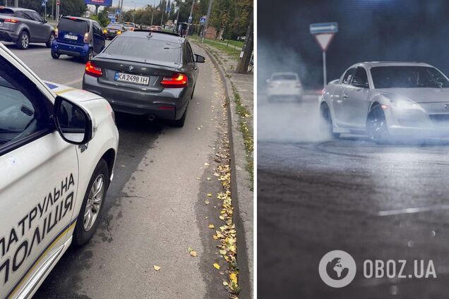 Белошицкий показал, как полицейские штрафуют 'за форсаж' в столице: у некоторых авто по 9 нарушений