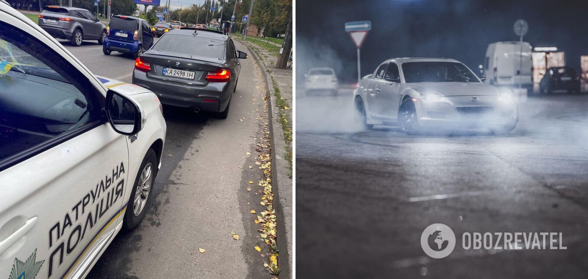 Білошицький показав, як поліцейські штрафують 'за форсаж' у столиці: у деяких авто по 9 порушень