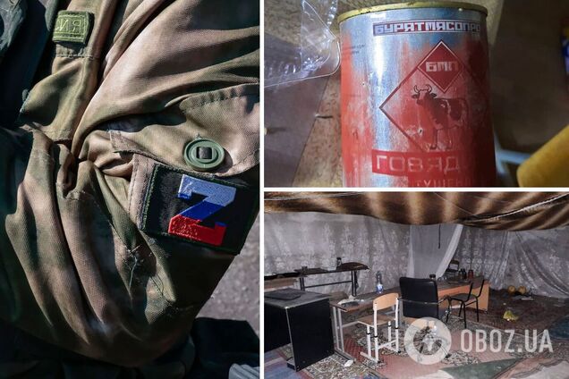 Їли сиру картоплю з консервами 'Бурятм’ясопрому': у мережі показали штаб окупантів на Херсонщині. Фото