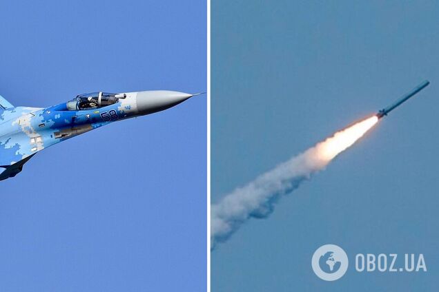 На Буковине украинский истребитель сбил вражескую ракету: она упала в озеро
