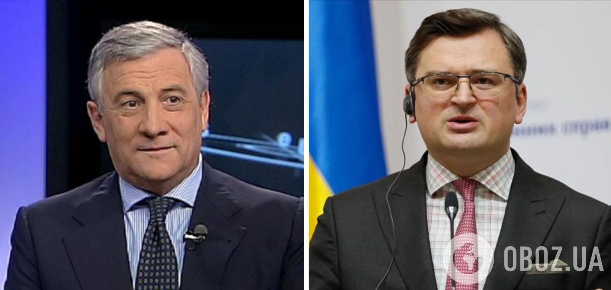 Антоніо Таяні і Дмитро Кулеба