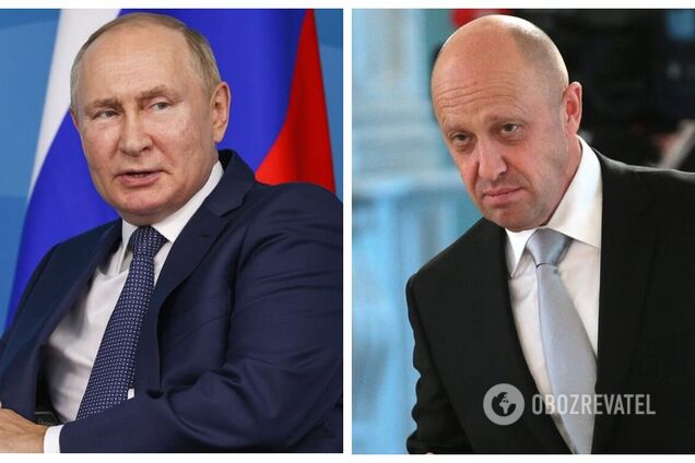 Владимир Путин и Евгений Пригожин