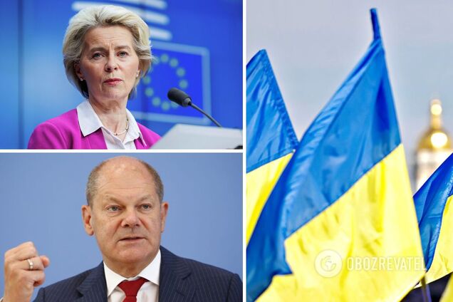 Шольц и фон дер Ляйен хотят создать 'план Маршалла' для восстановления  Украины