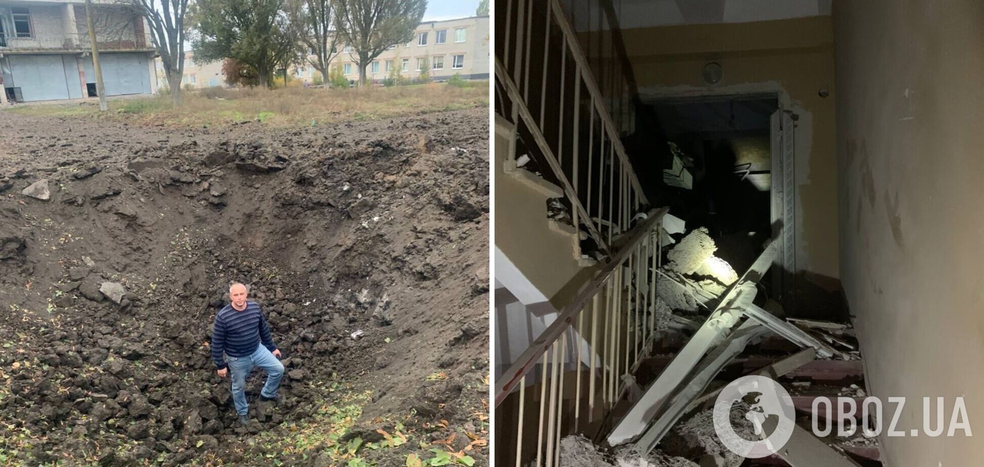 Россия атаковала Запорожье дронами-камикадзе и ракетами С-300: есть прилет в общественное здание. Фото