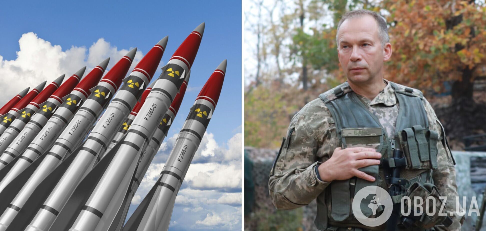 Росія здатна застосувати ядерну зброю на території України, – командувач Сухопутних військ ЗСУ Сирський