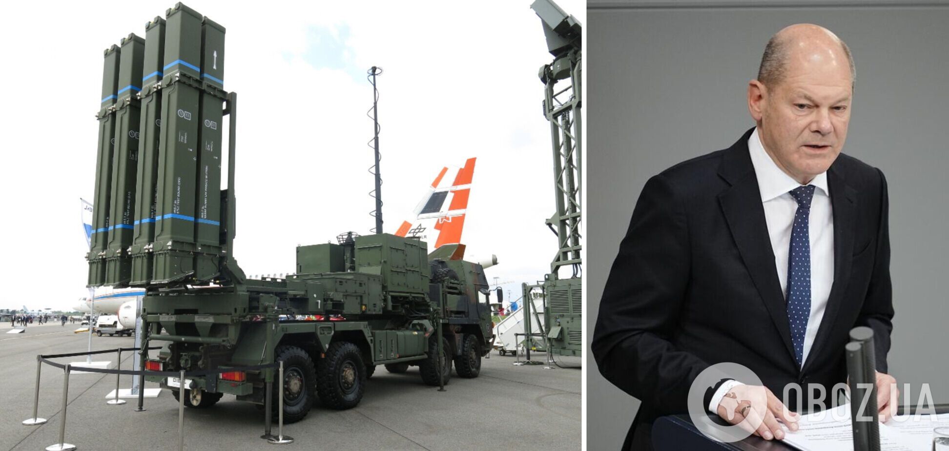 Шольц заявил, что Украина в ближайшее время получит еще три системы ПВО Iris-T