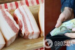 В Україні здорожчало солоне сало
