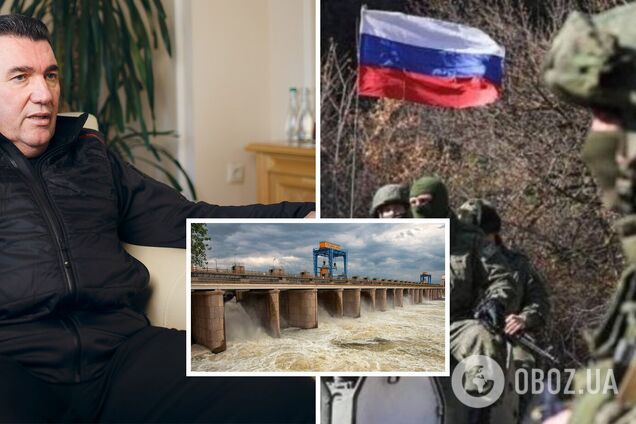 Данілов: якщо Росія підірве Каховську греблю, анексований Крим залишиться без води на 10-15 років або назавжди