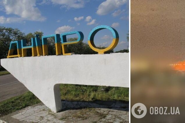 Окупанти атакували Дніпро ракетами: після падіння уламків почалася пожежа на АЗС, є жертви. Фото