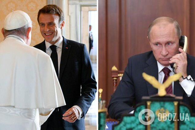 Макрон запропонував Папі Римському зателефонувати Путіну і патріарху Кирилу, щоб 'наблизити' мир в Україні – Le Point