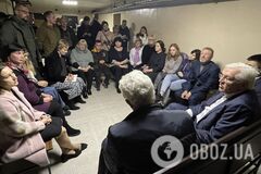 Штайнмайер во время визита в Украину час просидел в бомбоубежище