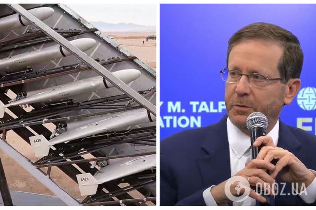 'Світ має поставити Тегерану запитання': президент Ізраїлю показав докази застосування іранських дронів в Україні. Фото