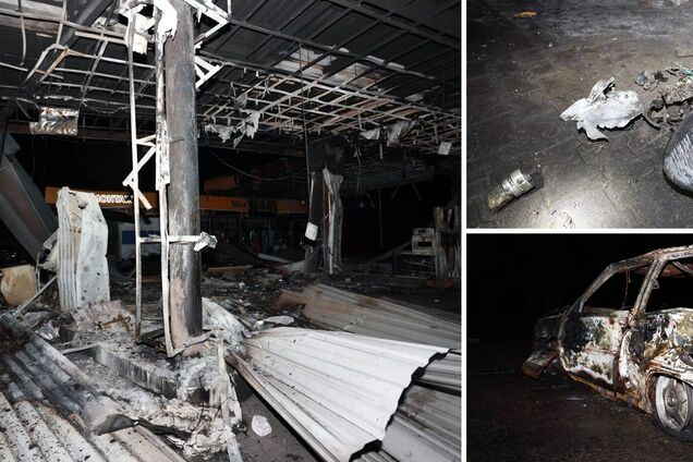 Последствия ракетного удара по Днепру