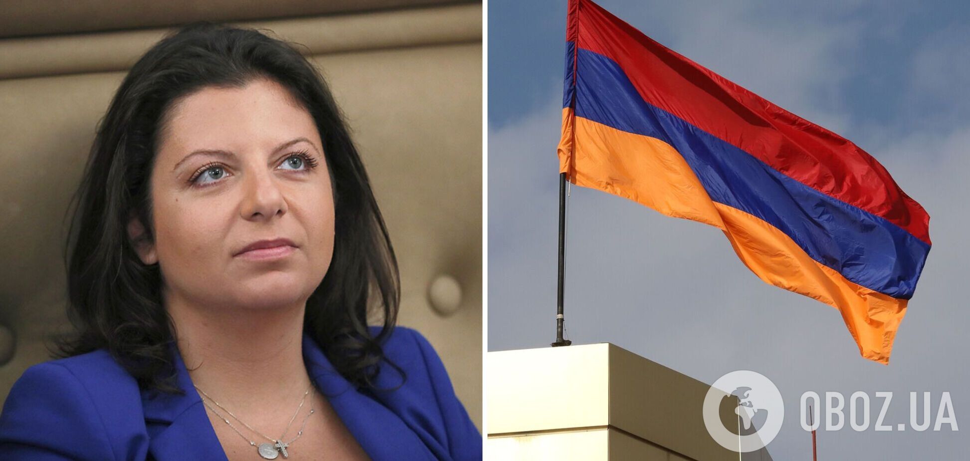 Армения запретила въезд в страну российской пропагандистке Симоньян, имеющей армянское происхождение