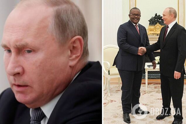 'Промахнувся' з датою: Путін оконфузився на зустрічі з президентом Ґвінеї-Бісау. Відео