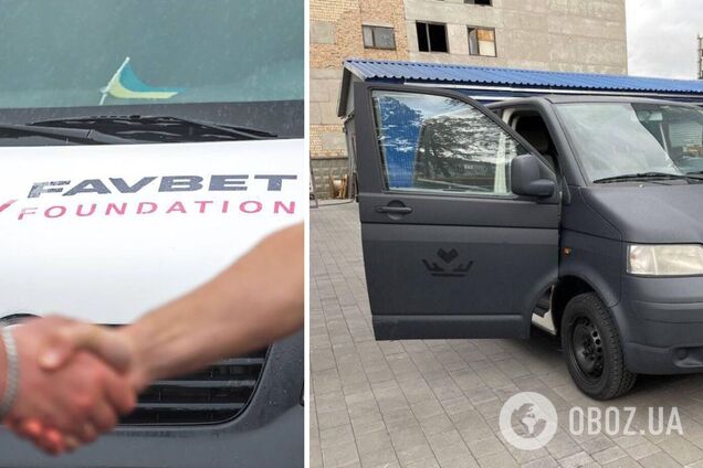Фонд Favbet Foundation передав військовим ЗСУ два Volkswagen Transporter T5. Фото