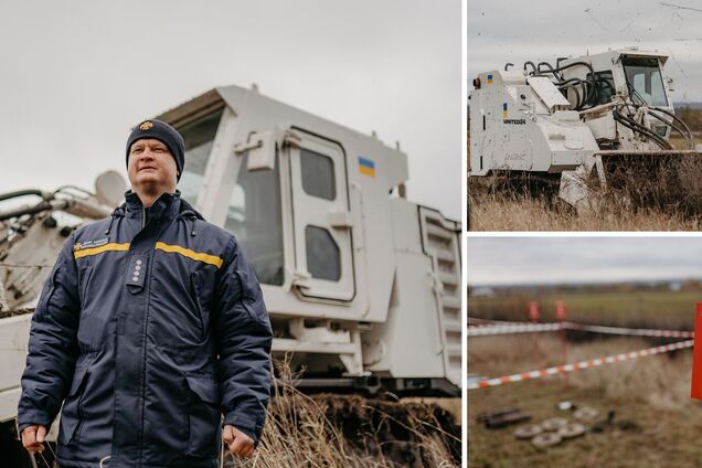 Поможет сохранять жизнь: Украина получила уникальную машину для разминирования Armtrac 400. Видео