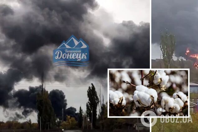 Масштабные пожары в Шахтерске