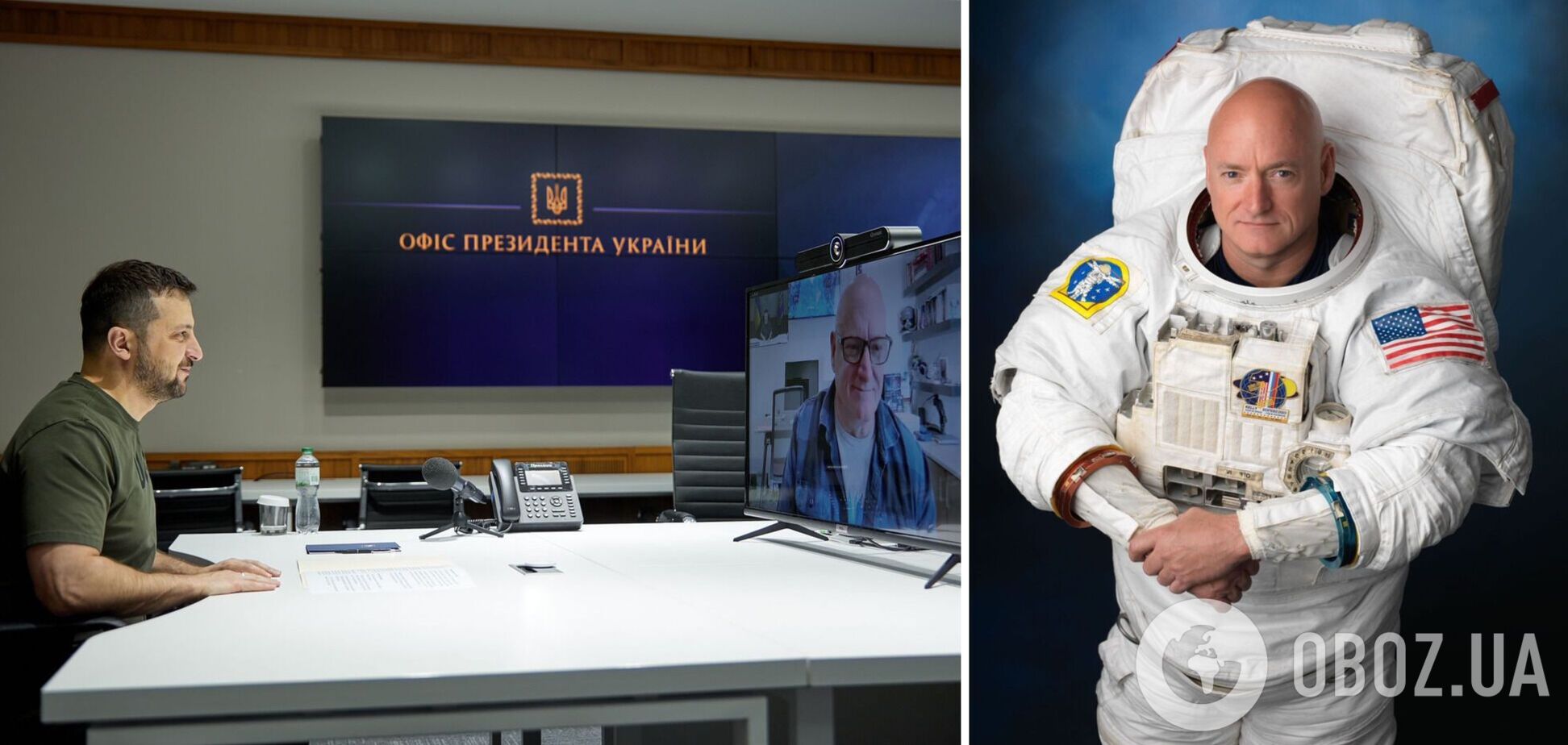 Астронавт Скотт Келли стал послом UNITED24 и подарил Украине машину скорой помощи