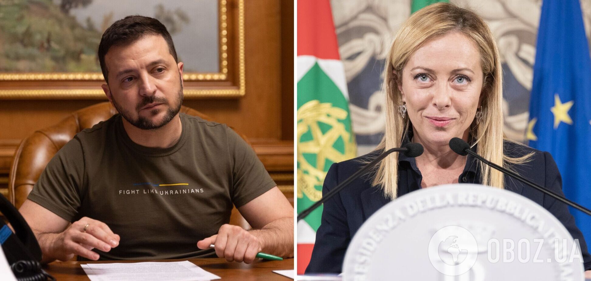 Зеленский обсудил с премьером Италии Мелони вступление Украины в ЕС и НАТО и пригласил в Киев