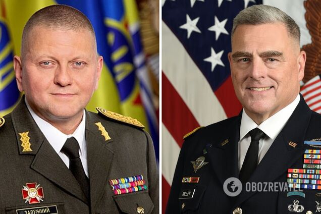 Залужный обсудил с Милли ситуацию на фронте