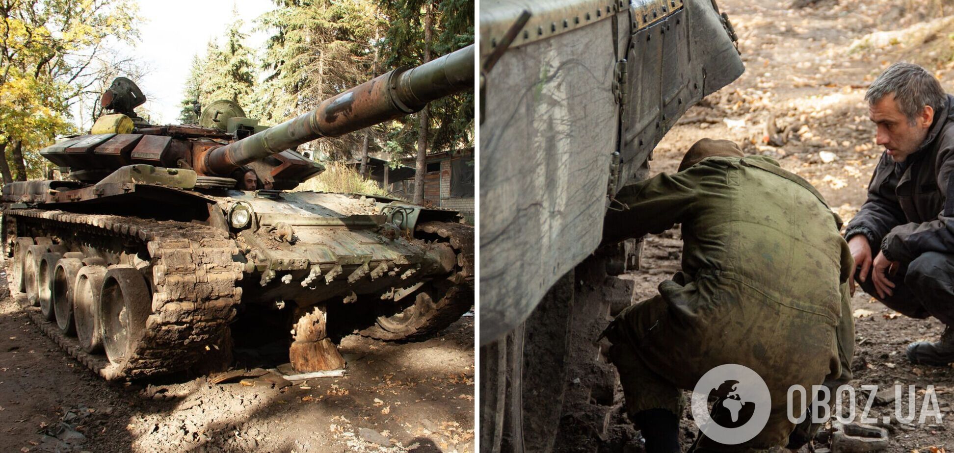 Российский ленд-лиз в действии: украинские воины захватили танк Т-72Б3, который бросили оккупанты. Фото трофея