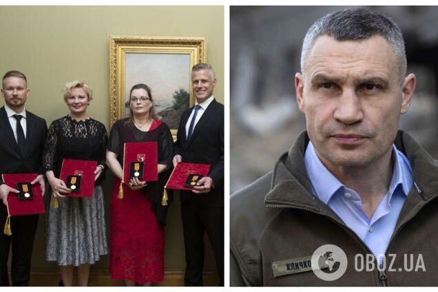 'Подал пример и объединил население': город Тампере наградил Виталия Кличко медалью 'За заслуги'