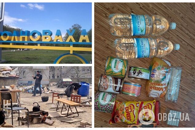 Дві пляшки води і крупа з жуками: у мережі показали продуктовий набір від окупантів для мешканців захоплених територій