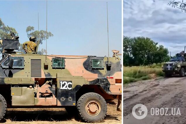 'Лучшая реклама от ВСУ': в сети показали, как австралийский Bushmaster тянет трофейный российский БТР-80. Видео