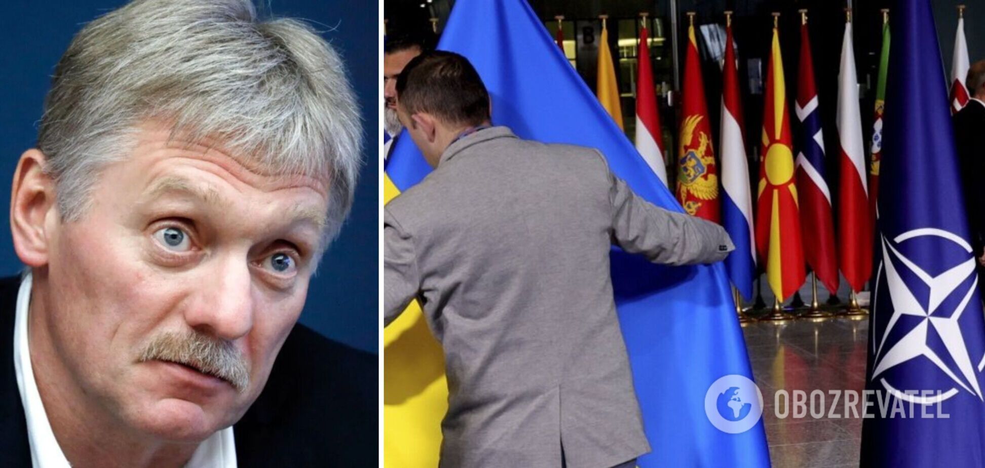 Пєсков прокоментував заявку України на вступ до НАТО і знову заговорив про причини війни 