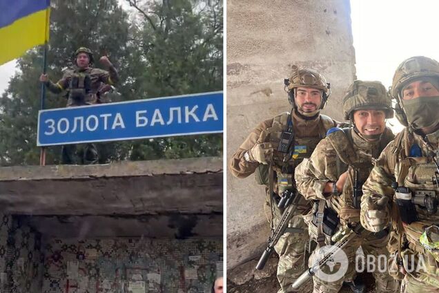 В Золотую Балку на Херсонщине вернулся украинский флаг: видео от военных