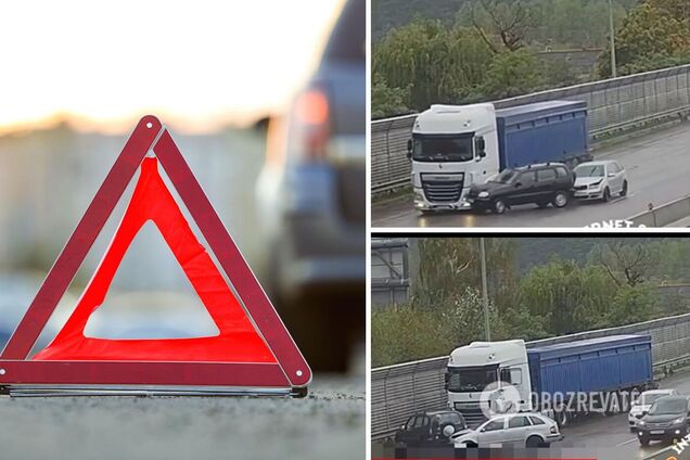 Аварию зафиксировала камера видеонаблюдения