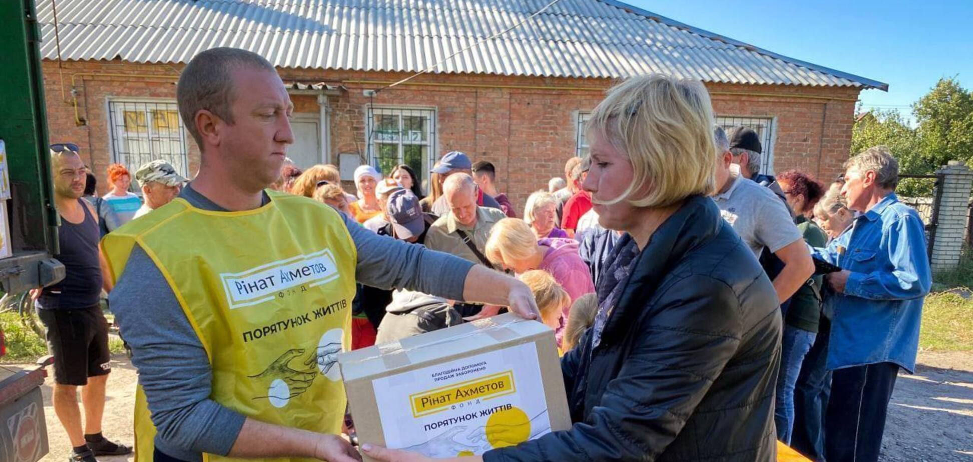Деокуповані громади Донеччини отримали нову допомогу від Фонду Ахметова