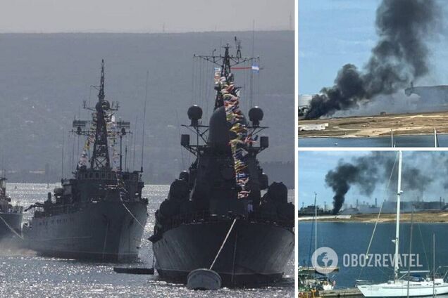 У Севастополі вибухнули чотири військові кораблі Чорноморського флоту РФ, – Геращенко