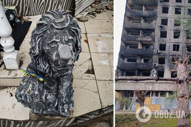 Партизани прикрасили Маріуполь синьо-жовтими стрічками