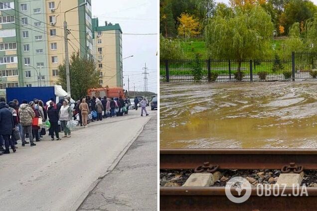 Российский Волгоград затопила фекальная вода
