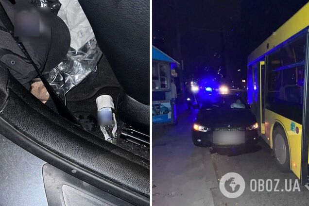 У салоні знайшли порожню пляшку з-під алкоголю