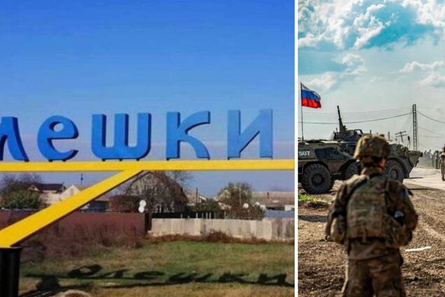 В Олешках окупанти готуються до оборони