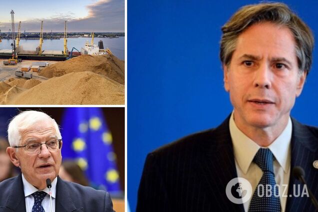 США та Євросоюз закликали Росію повернутися в 'зернову угоду'