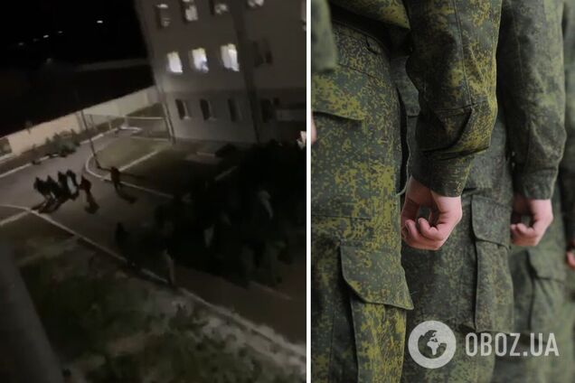 В России контрактники и 'мобики' устроили массовую драку: свежее пополнение наказывали за пьянство и неповиновение. Видео