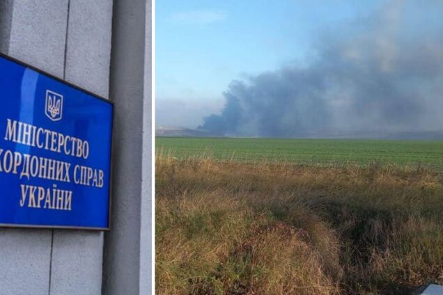 В МЗС України відреагували на падіння російської ракети у Молдові