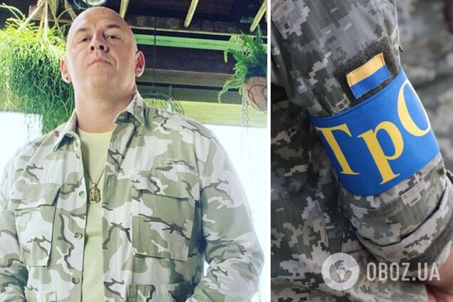 Потап записался в ряды ДФТО в начале войны. Фото контракта