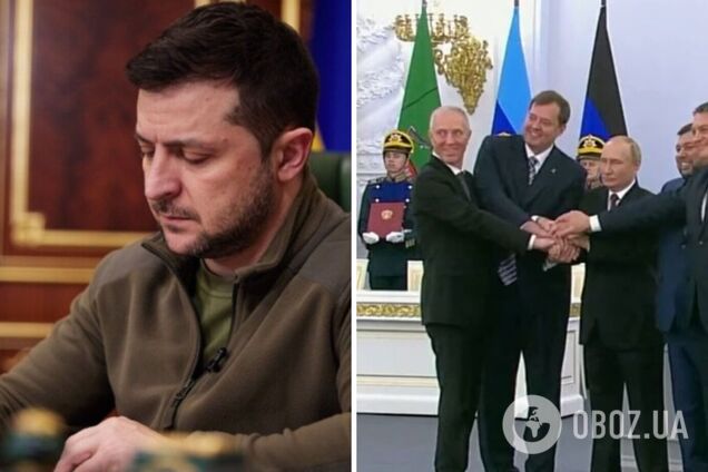 Зеленський визнав нікчемними укази Путіна про анексію територій України