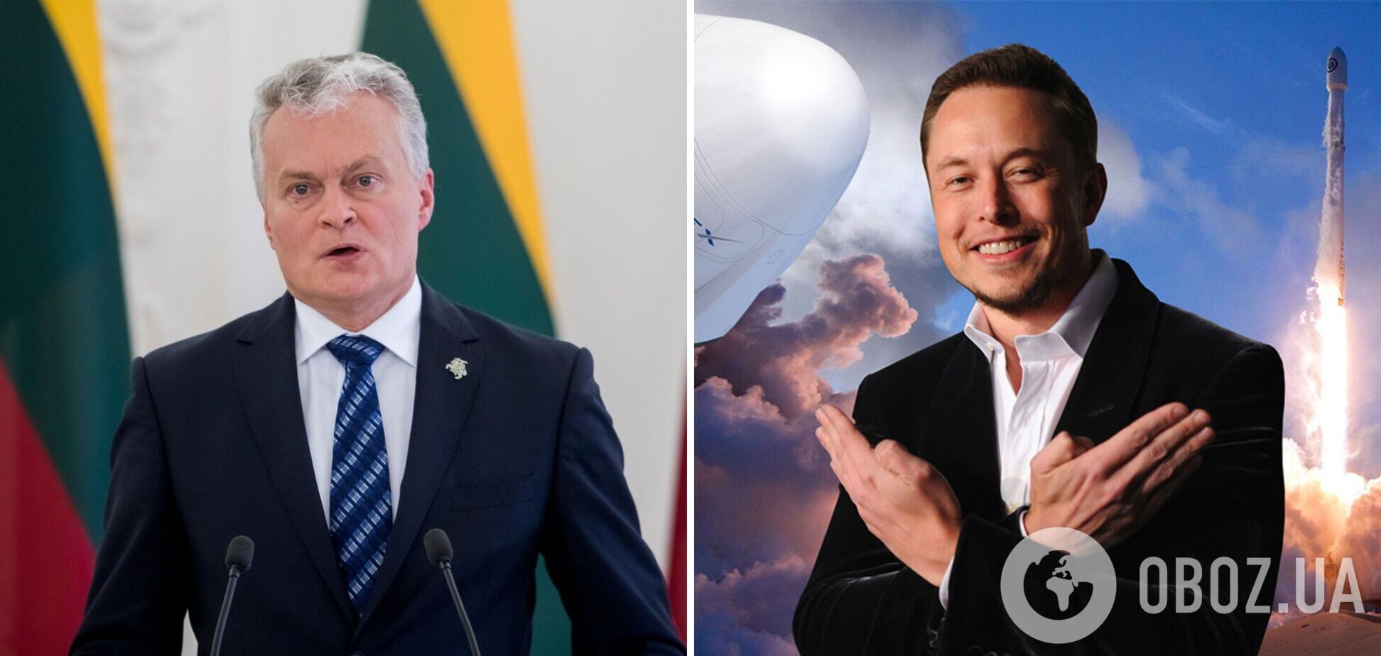 'Коли хтось краде колеса Tesla, це не робить його їхнім власником': президент Литви влучно відповів Ілону Маску 