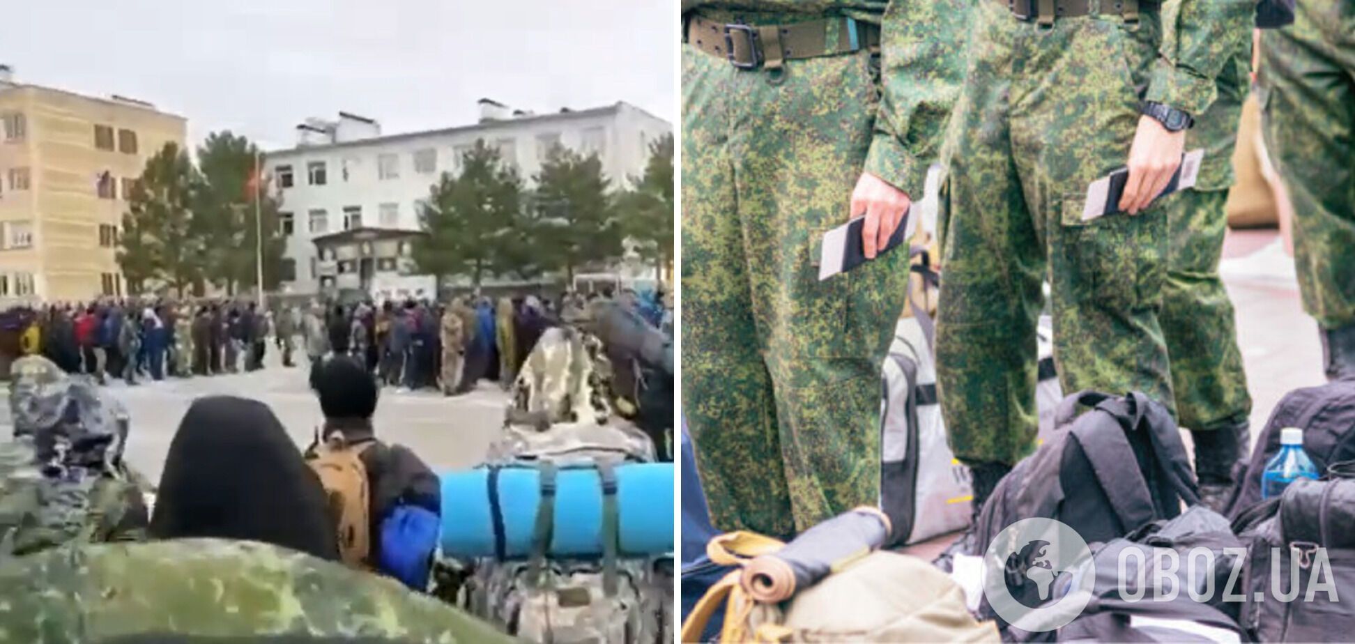 Мобілізованих росіян перед відправкою в Україну вчать марширувати